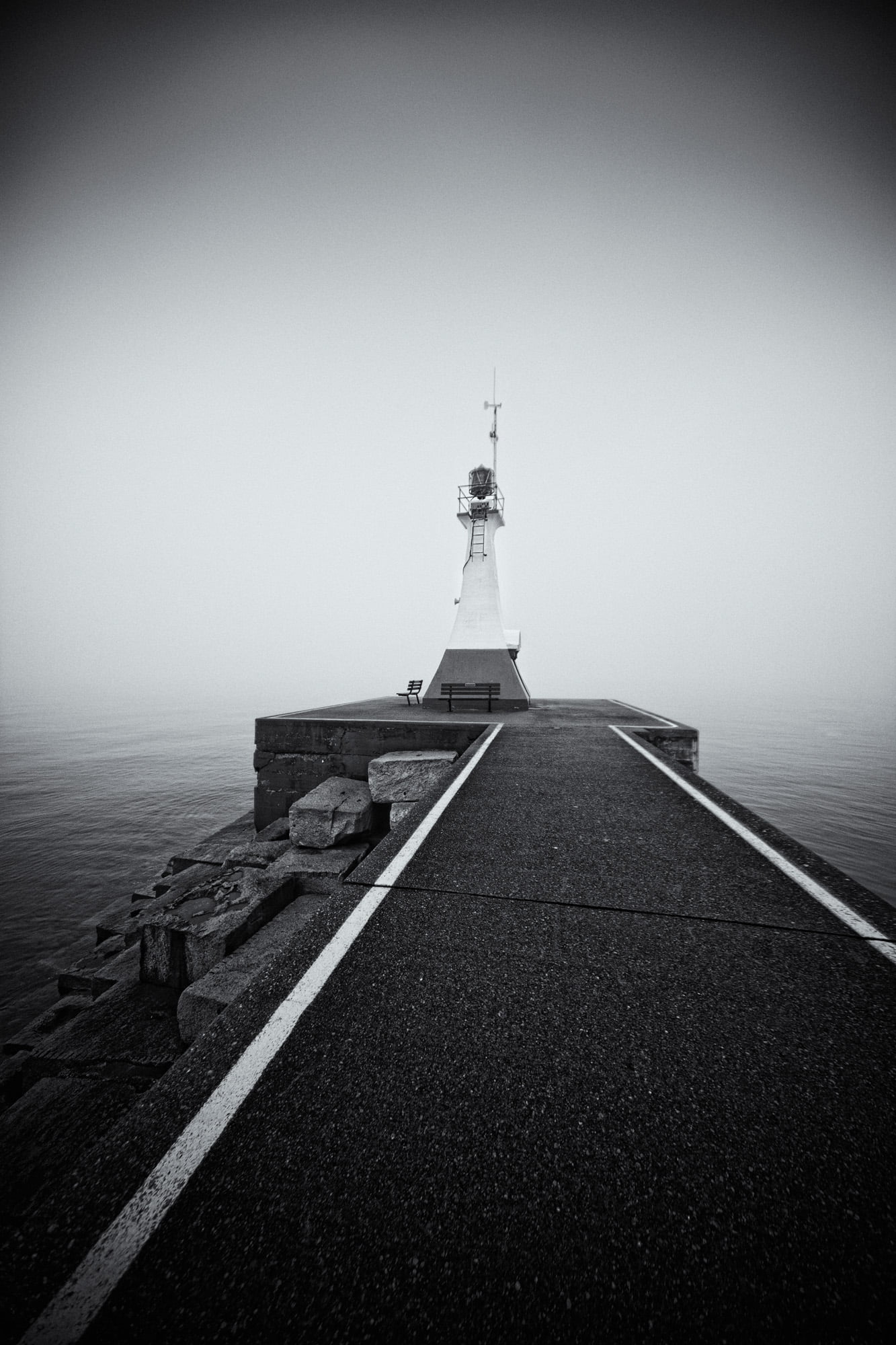 Ogden Point: Morning Fog